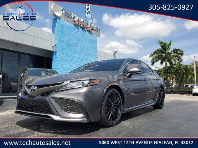 2021 Toyota Camry for sale at Tech Auto Sales in Hialeah FL