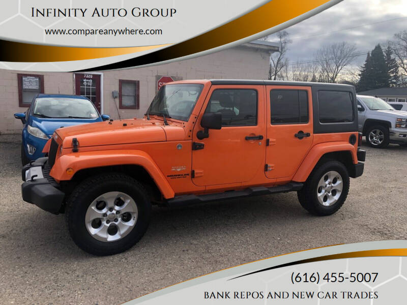 2012 Jeep Wrangler Unlimited for sale at Infinity Auto Group in Grand Rapids MI