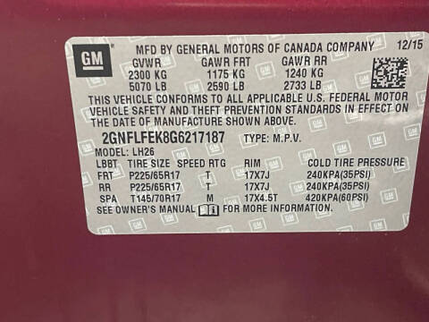 2016 Chevrolet Equinox LT