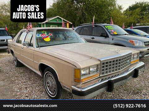 1987 Ford LTD Crown Victoria for sale at JACOB'S AUTO SALES in Kyle TX