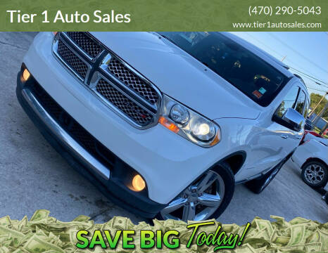 2012 Dodge Durango for sale at Tier 1 Auto Sales in Gainesville GA