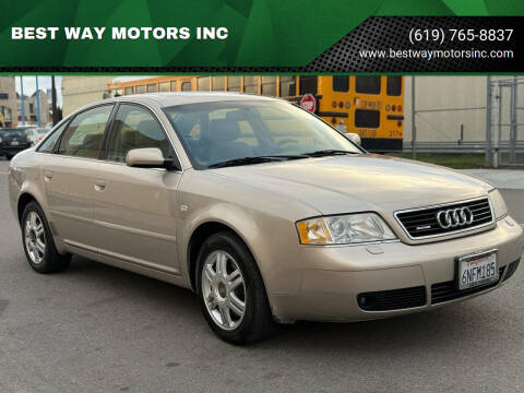 2000 Audi A6 for sale at BEST WAY MOTORS INC in San Diego CA