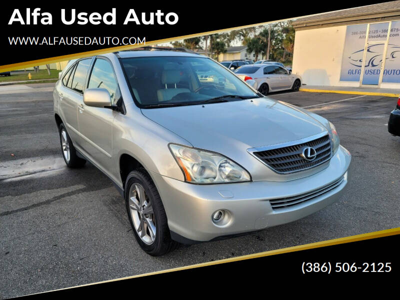 2007 Lexus RX 400h for sale at Alfa Used Auto in Holly Hill FL