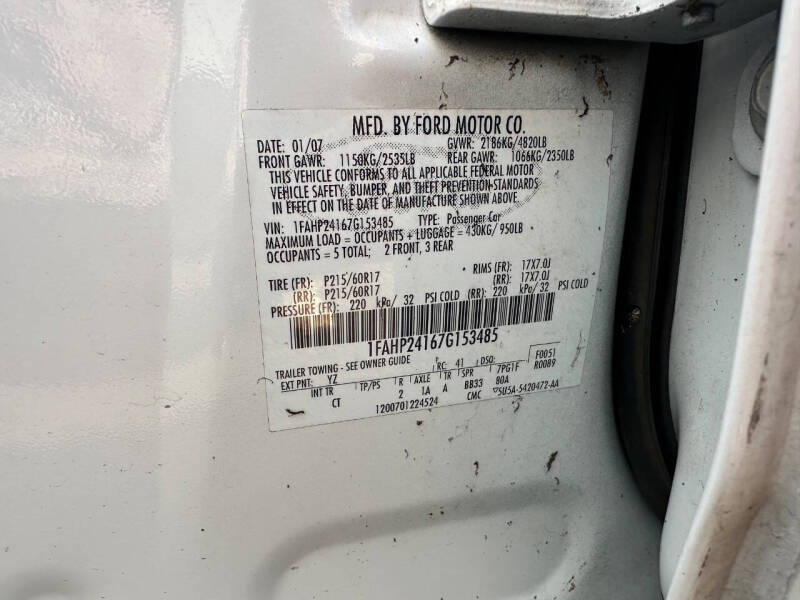 2007 Ford Five Hundred SEL