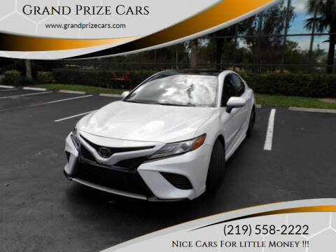 2018 Toyota Camry for sale at Grand Prize Cars in Cedar Lake IN