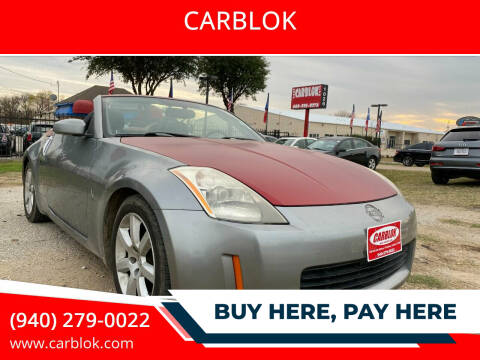 2004 Nissan 350Z for sale at CARBLOK in Lewisville TX