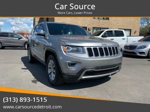 2015 Jeep Grand Cherokee for sale at Car Source in Detroit MI