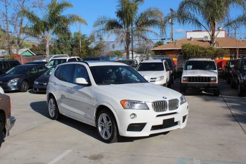 2014 BMW X3 for sale at August Auto in El Cajon CA