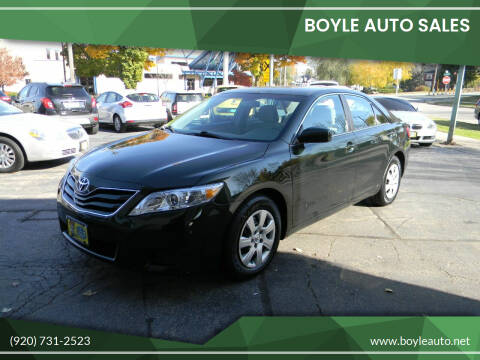 2010 Toyota Camry for sale at Boyle Auto Sales in Appleton WI