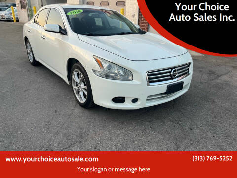 2014 Nissan Maxima for sale at Your Choice Auto Sales Inc. in Dearborn MI