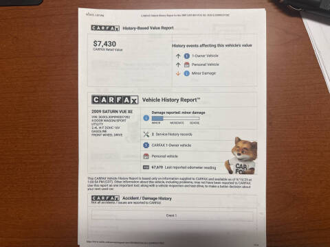 2009 Saturn Vue XE