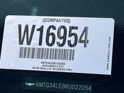 2019 Genesis G70