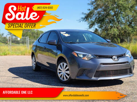 2015 Toyota Corolla for sale at AFFORDABLE ONE LLC in Orlando FL