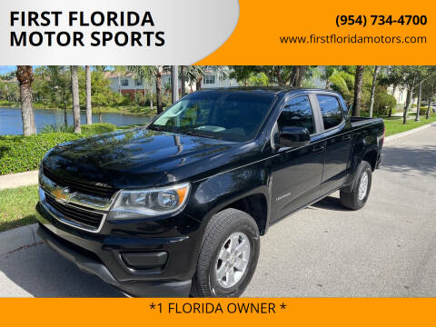 2018 Chevrolet Colorado for sale at FIRST FLORIDA MOTOR SPORTS in Pompano Beach FL