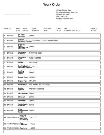 2002 Pontiac Firebird