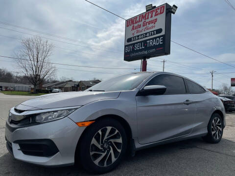 2016 Honda Civic for sale at Unlimited Auto Group in West Chester OH
