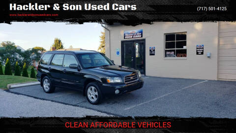 2003 Subaru Forester for sale at Hackler & Son Used Cars in Red Lion PA