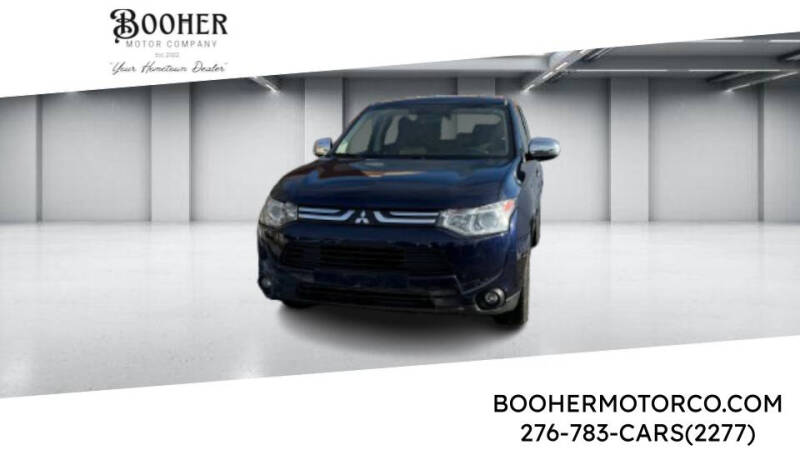 2014 Mitsubishi Outlander for sale at Booher Motor Company in Marion VA