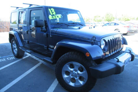 2013 Jeep Wrangler Unlimited for sale at Choice Auto & Truck in Sacramento CA