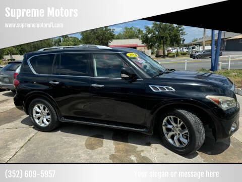 2013 Infiniti QX56 for sale at Supreme Motors in Leesburg FL