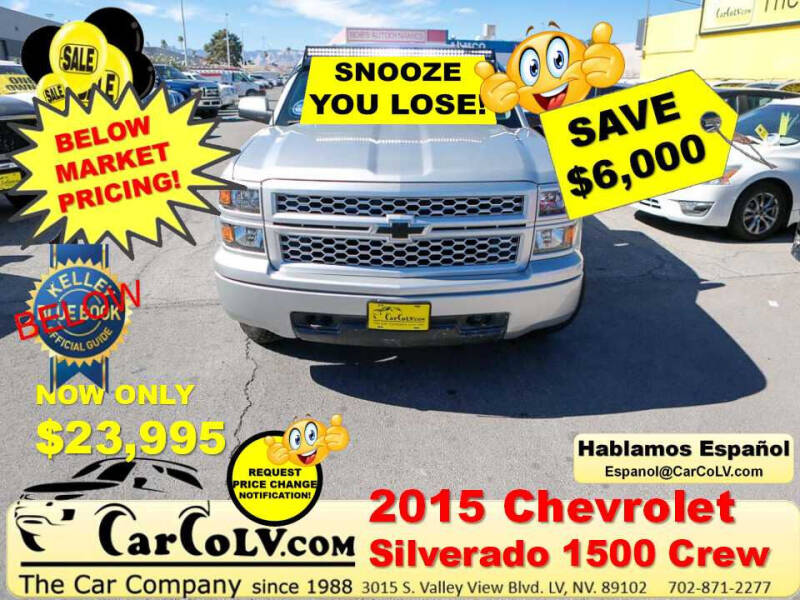 2015 Chevrolet Silverado 1500 for sale at The Car Company in Las Vegas NV