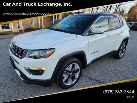 2019 Jeep Compass for sale at Car and Truck Exchange, Inc. in Rowley MA