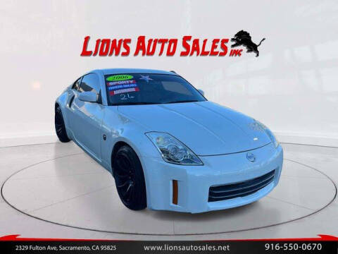2006 Nissan 350Z for sale at LIONS AUTO SALES in Sacramento CA
