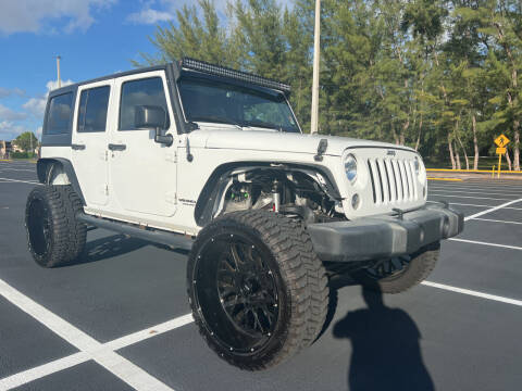 2017 Jeep Wrangler Unlimited for sale at Nation Autos Miami in Hialeah FL