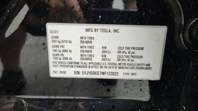 2021 Tesla Model Y Long Range