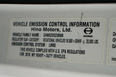 2016 Hino 338