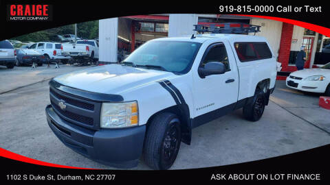 2009 Chevrolet Silverado 1500 for sale at CRAIGE MOTOR CO in Durham NC