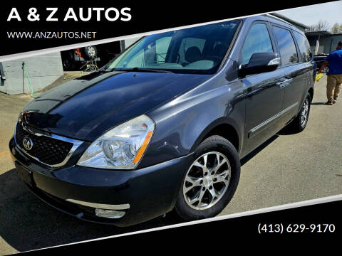 2014 Kia Sedona for sale at A & Z AUTOS in Westfield MA