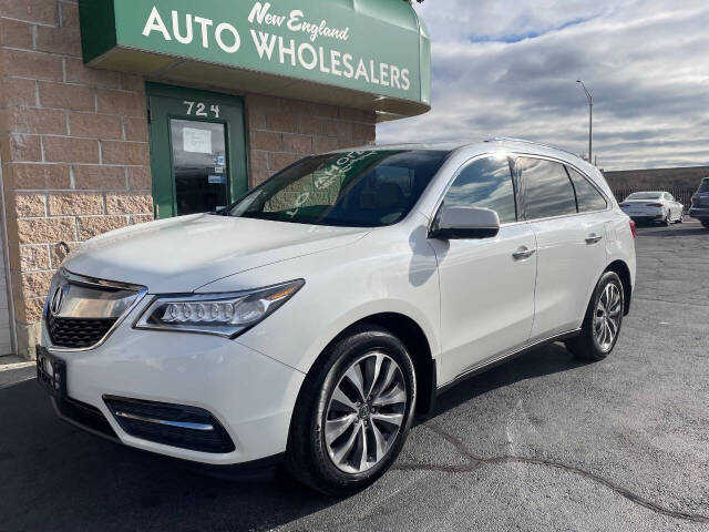 2016 Acura MDX for sale at New England Wholesalers in Springfield, MA