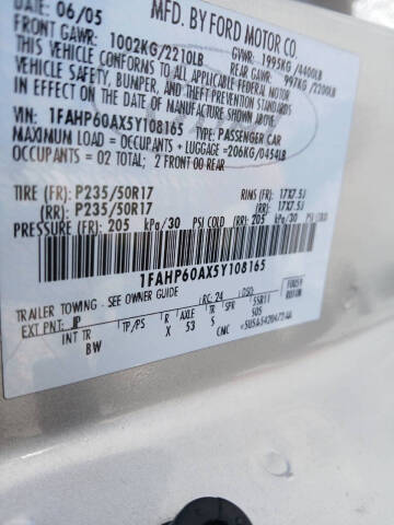 2005 Ford Thunderbird Deluxe