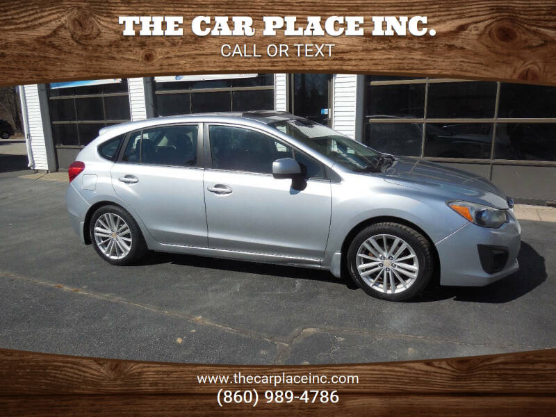 2012 Subaru Impreza for sale at THE CAR PLACE INC. in Somersville CT