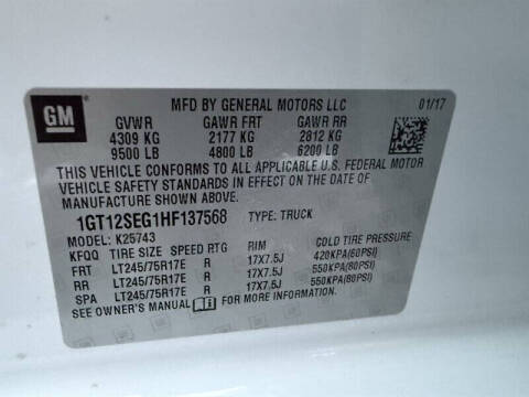 2017 GMC Sierra 2500HD