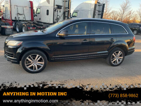 2014 Audi Q7 for sale at ANYTHING IN MOTION INC in Bolingbrook IL