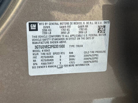 2015 GMC Sierra 1500