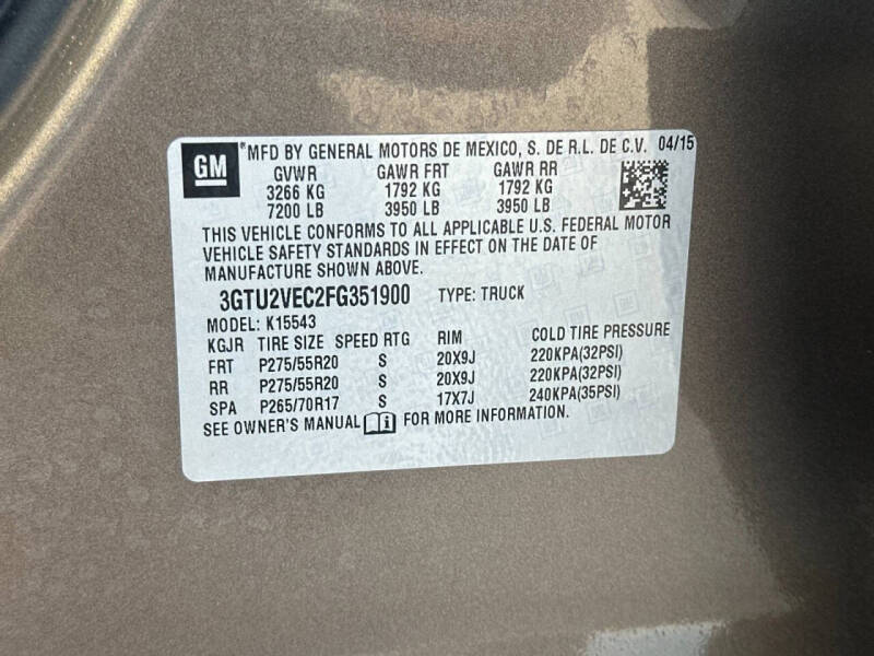 2015 GMC Sierra 1500