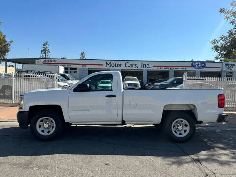 2017 Chevrolet Silverado 1500 for sale at MOTOR CARS INC in Tulare CA