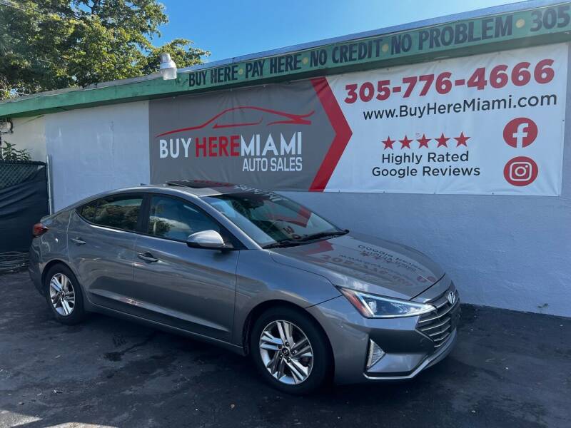 2019 Hyundai Elantra for sale at Buy Here Miami Auto Sales in Miami FL
