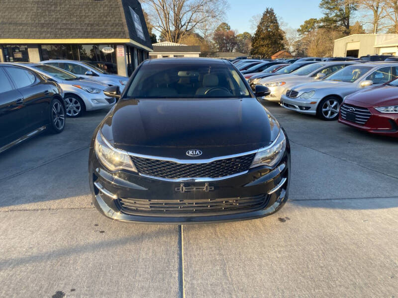 Used 2016 Kia Optima EX with VIN 5XXGU4L3XGG081484 for sale in Norfolk, VA