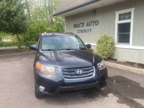 2011 Hyundai Santa Fe for sale at MAC'S AUTO COMPANY in Nanticoke PA