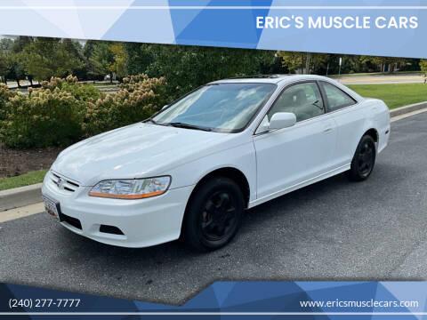 2002 Honda Accord for sale at Eric's Muscle Cars in Clarksburg MD