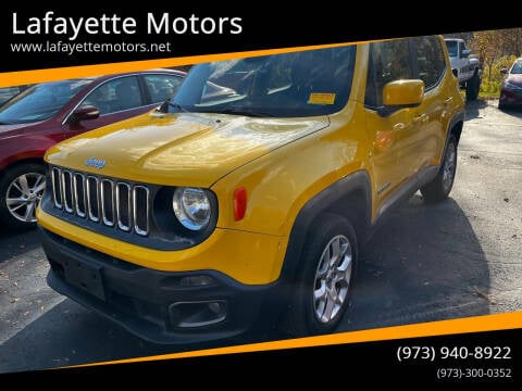 2017 Jeep Renegade for sale at Lafayette Motors in Lafayette NJ