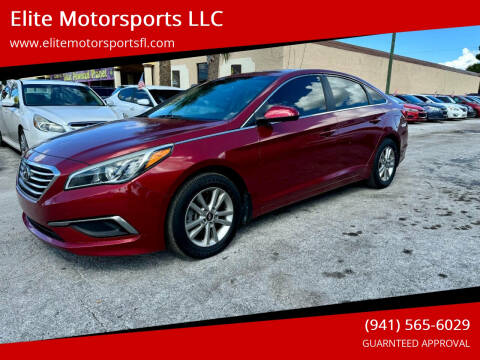 2016 Hyundai Sonata for sale at Elite Motorsports LLC in Saint Petersburg FL