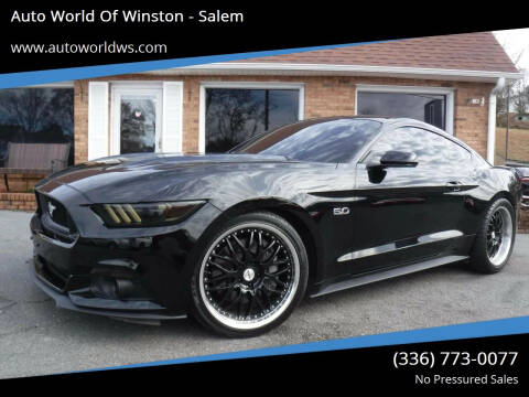 2015 Ford Mustang for sale at Auto World Of Winston - Salem in Winston Salem NC