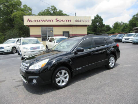 2013 Subaru Outback for sale at Automart South in Alabaster AL
