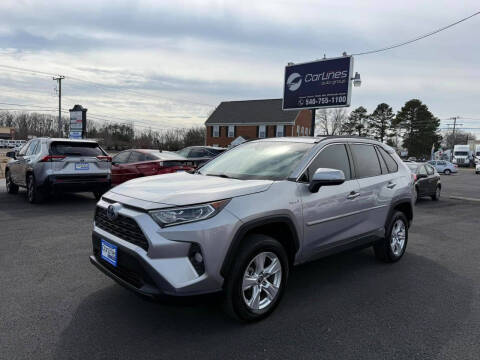 2020 Toyota RAV4 Hybrid for sale at CARLINES AUTO GROUP in Fredericksburg VA