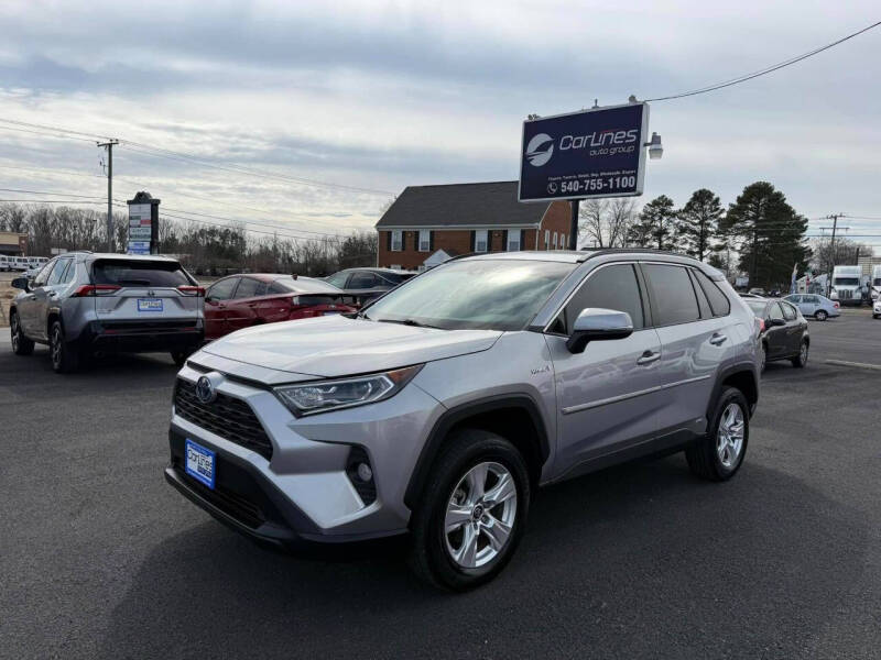 2020 Toyota RAV4 Hybrid for sale at CARLINES AUTO GROUP in Fredericksburg VA